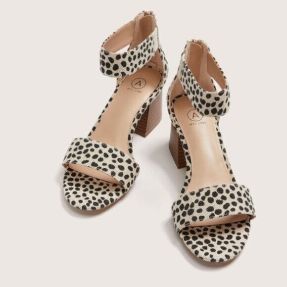 Addition Elle Wide Ankle Strap Cheetah Print Sandal size 10W NWOB - Picture 8 of 9